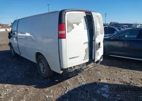 2010 Chevrolet Express 2500 Work Van from USA, damaged, VIN 1GCZGFBA8A1165978